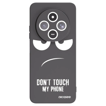 Picasee Xiaomi Redmi 14C Hülle - Schwarzes Silikon - Don't Touch My Phone