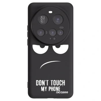 Picasee Xiaomi 15 Ultra Hülle - Schwarzes Silikon - Don't Touch My Phone
