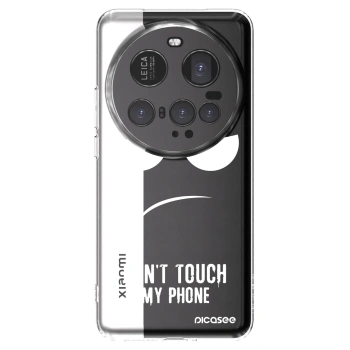 Picasee Xiaomi 15 Ultra Hülle - Transparentes Silikon - Don't Touch My Phone