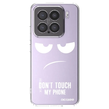 Picasee Xiaomi 15 Hülle - Transparentes Silikon - Don't Touch My Phone