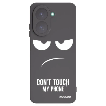 Picasee Xiaomi Redmi A5 Hülle - Schwarzes Silikon - Don't Touch My Phone