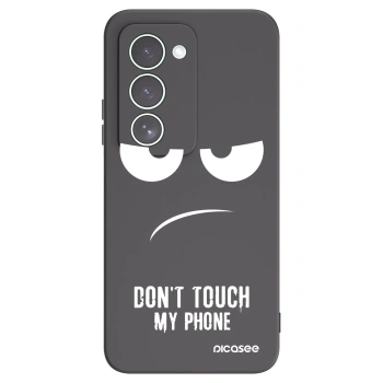 Picasee Xiaomi Redmi 15 5G Hülle - Schwarzes Silikon - Don't Touch My Phone