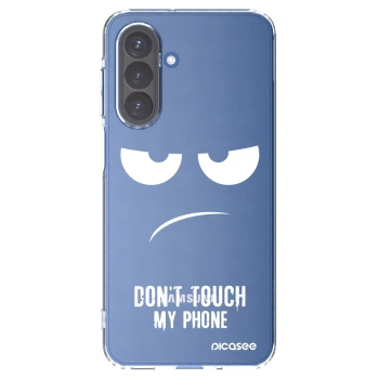 Picasee Samsung Galaxy A17 5G Hülle - Transparentes Silikon - Don't Touch My Phone