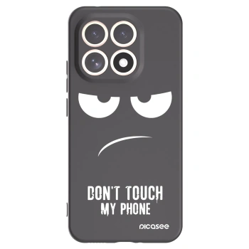 Picasee Xiaomi 15T Hülle - Schwarzes Silikon - Don't Touch My Phone