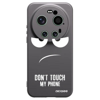 Picasee Xiaomi 17 Ultra Hülle - Schwarzes Silikon - Don't Touch My Phone