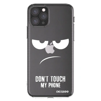 Picasee Apple iPhone 11 Pro Hülle - Transparentes Silikon - Don't Touch My Phone