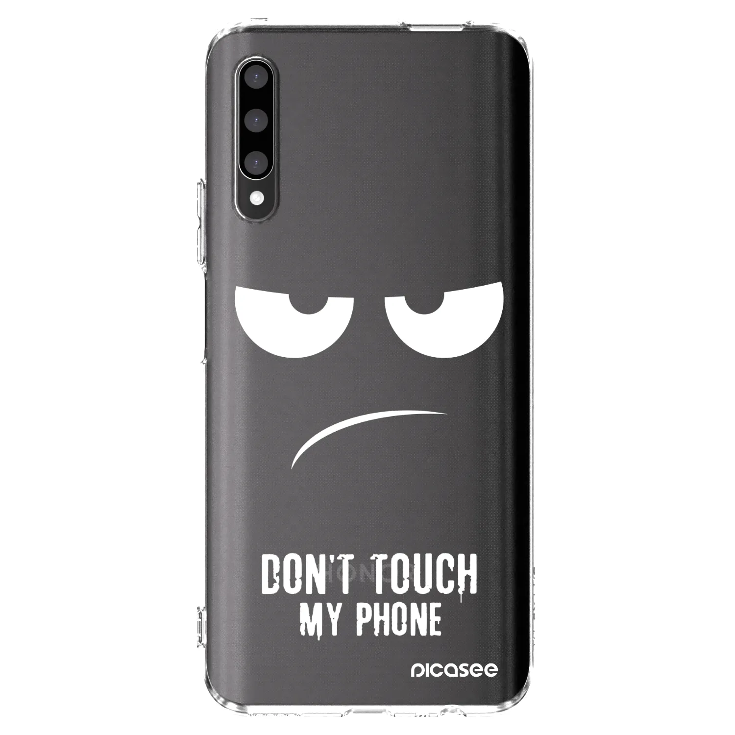 Picasee Honor 9X Pro Hülle - Transparentes Silikon - Don't Touch My Phone