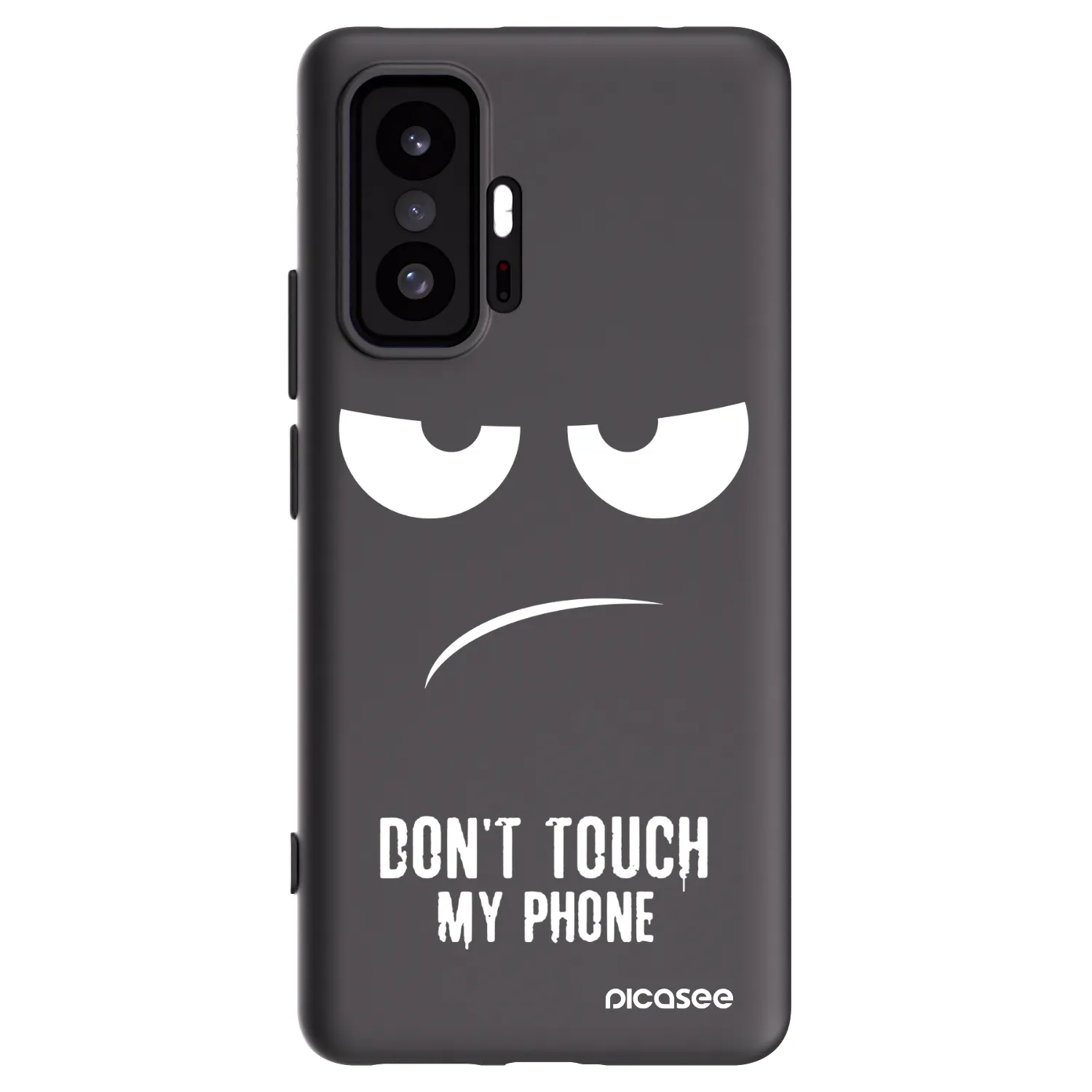 Picasee Xiaomi 11T Hülle - Schwarzes Silikon - Don't Touch My Phone