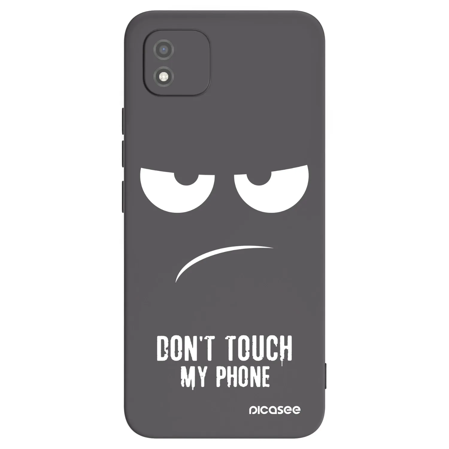 Picasee Realme C11 (2021) Hülle - Schwarzes Silikon - Don't Touch My Phone