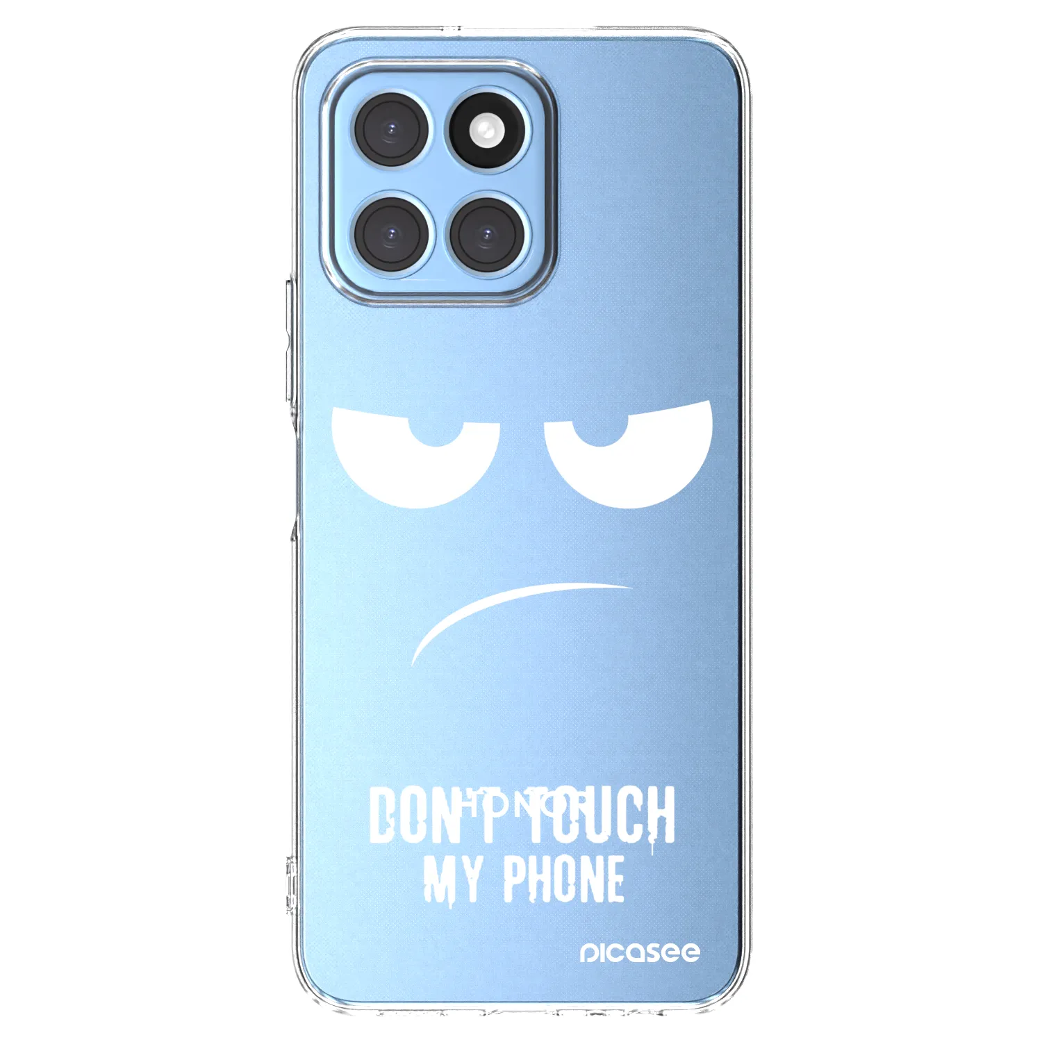 Picasee Honor X6 Hülle - Transparentes Silikon - Don't Touch My Phone