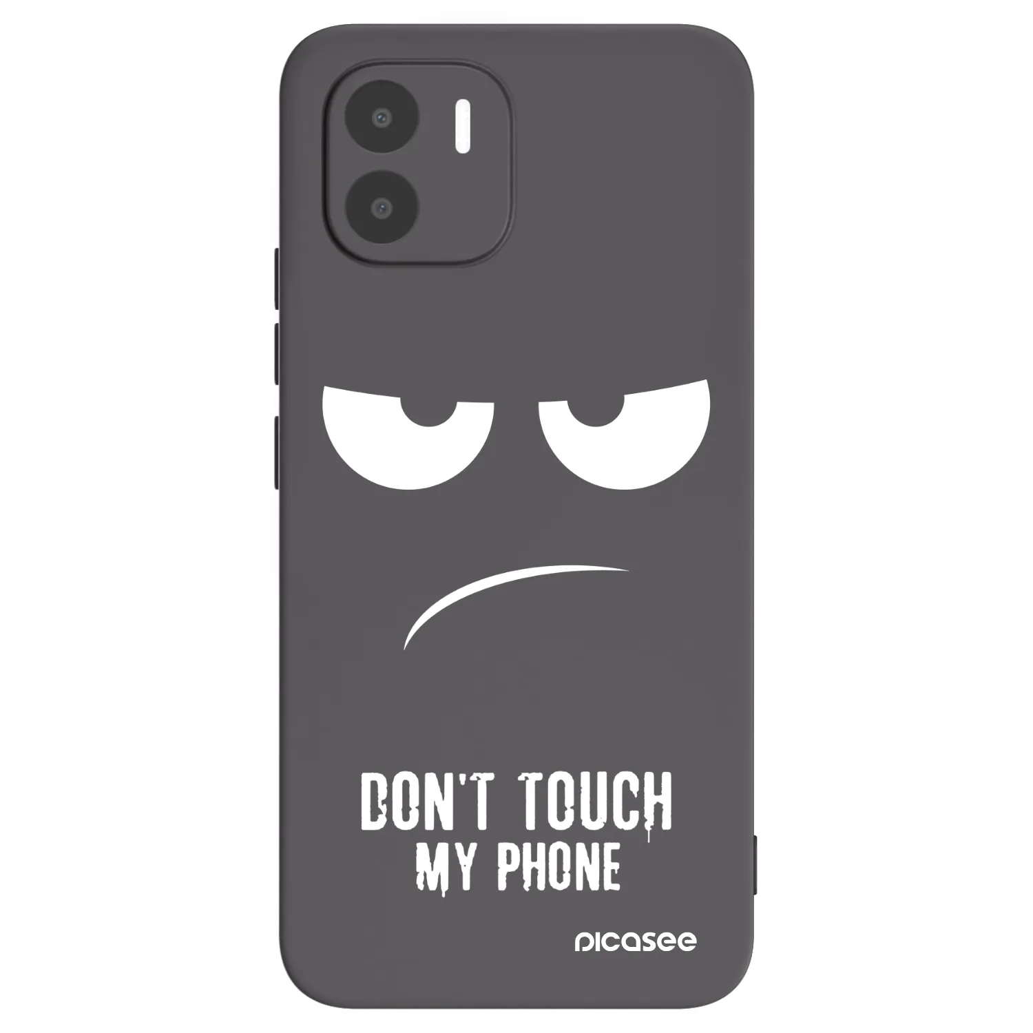 Picasee Xiaomi Redmi A2 Hülle - Schwarzes Silikon - Don't Touch My Phone