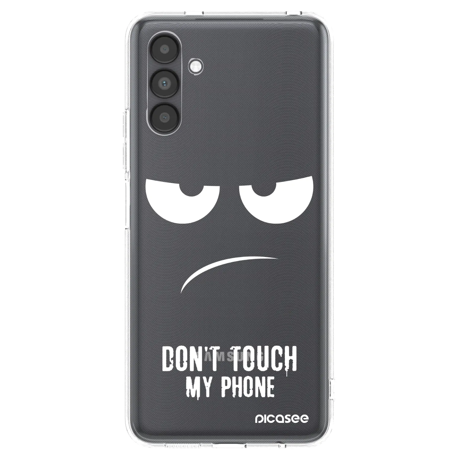 Picasee Samsung Galaxy A04s A047F Hülle - Transparentes Silikon - Don't Touch My Phone