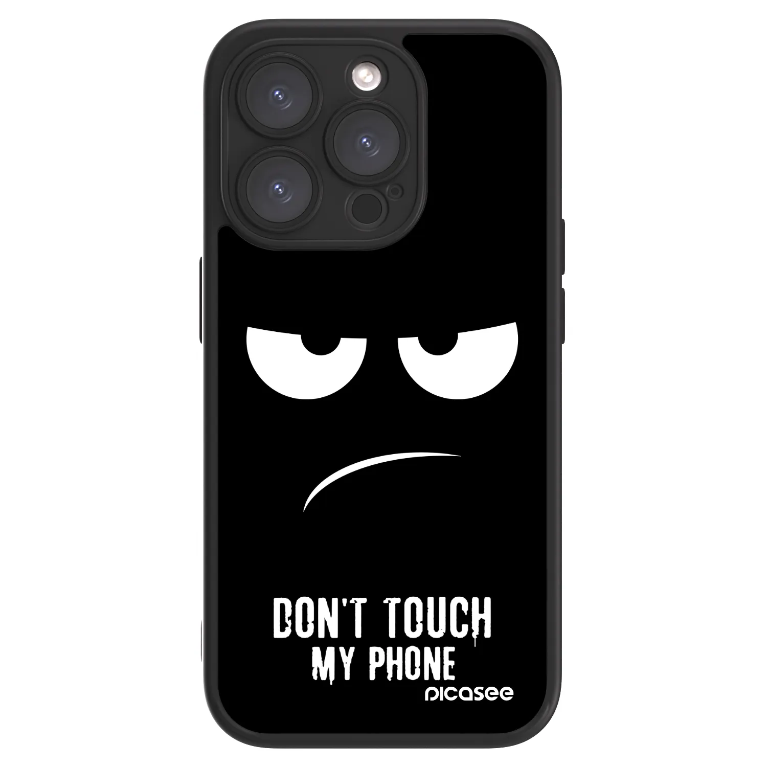 Picasee ULTIMATE CASE MagSafe für Apple iPhone 15 Pro - Don't Touch My Phone