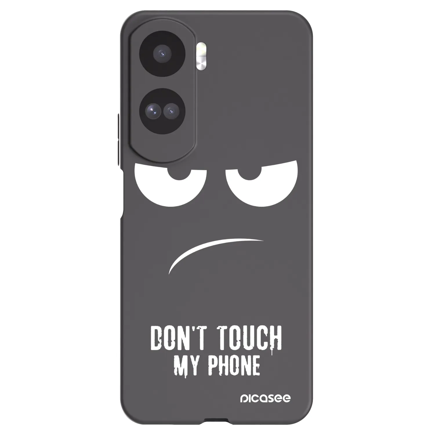 Picasee Honor 90 Lite 5G Hülle - Schwarzes Silikon - Don't Touch My Phone