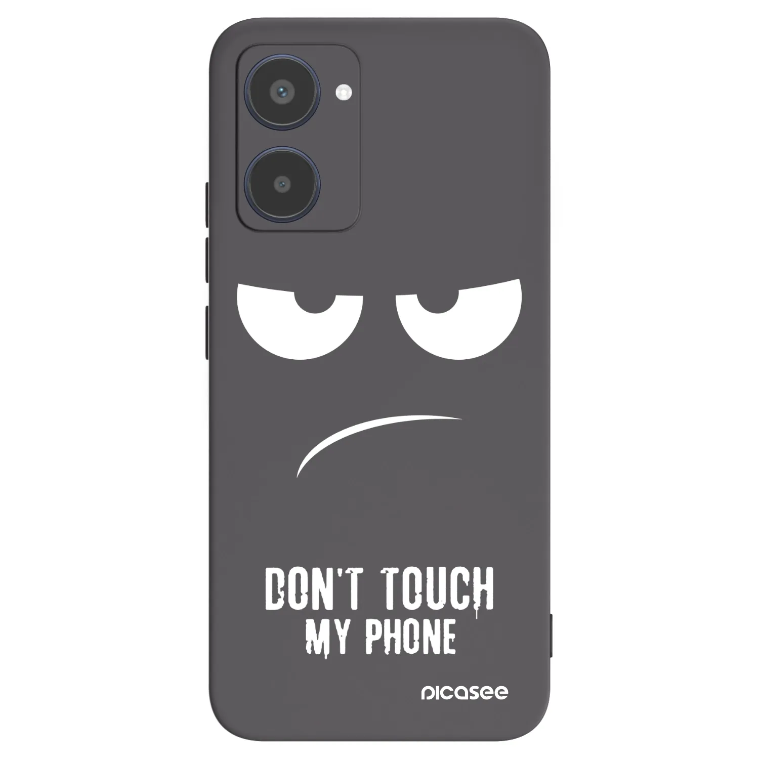 Picasee Realme 10 4G Hülle - Schwarzes Silikon - Don't Touch My Phone
