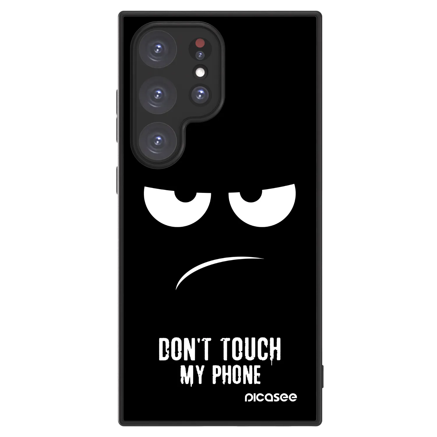 Picasee ULTIMATE CASE PowerShare für Samsung Galaxy S24 Ultra S928B 5G - Don't Touch My Phone