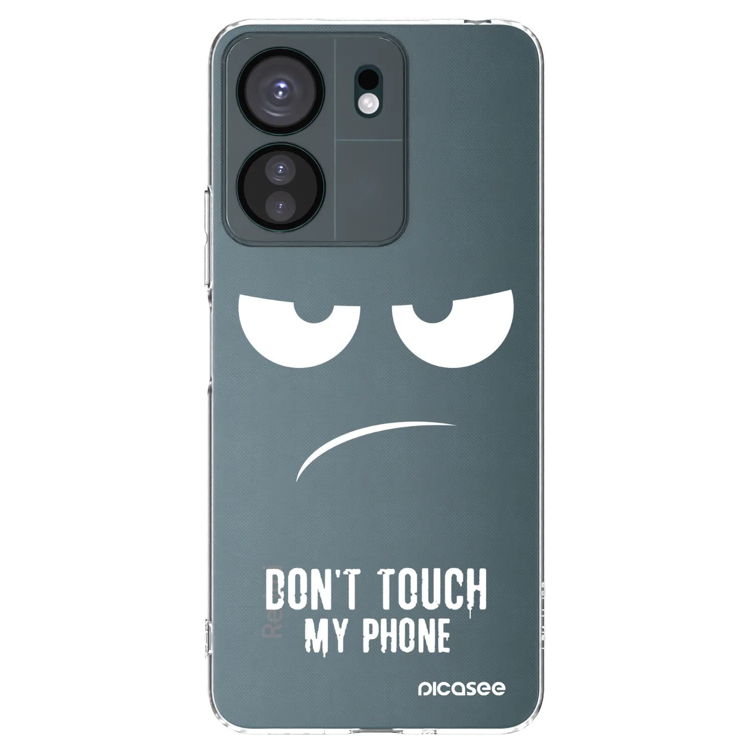 Picasee Xiaomi Redmi 13C 4G Hülle - Transparentes Silikon - Don't Touch My Phone