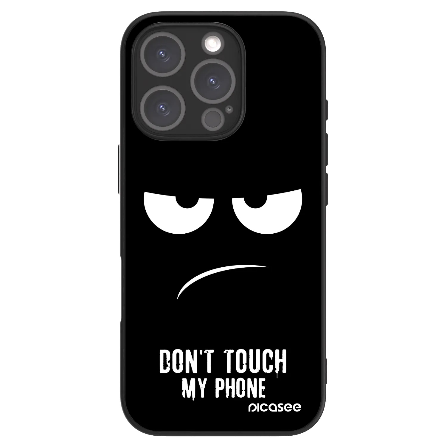 Picasee ULTIMATE CASE MagSafe für Apple iPhone 16 Pro - Don't Touch My Phone