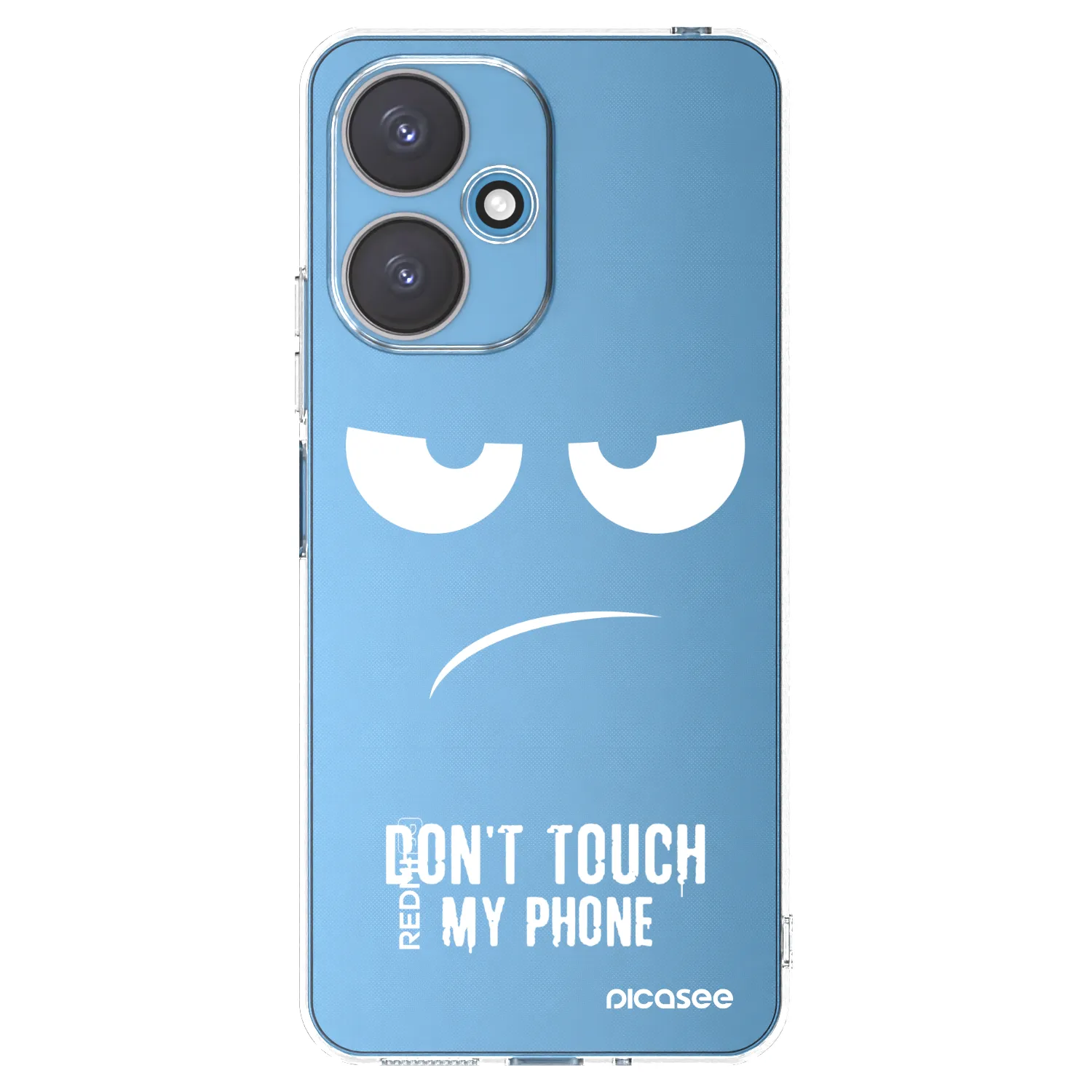 Picasee Xiaomi Redmi 13C 5G Hülle - Transparentes Silikon - Don't Touch My Phone