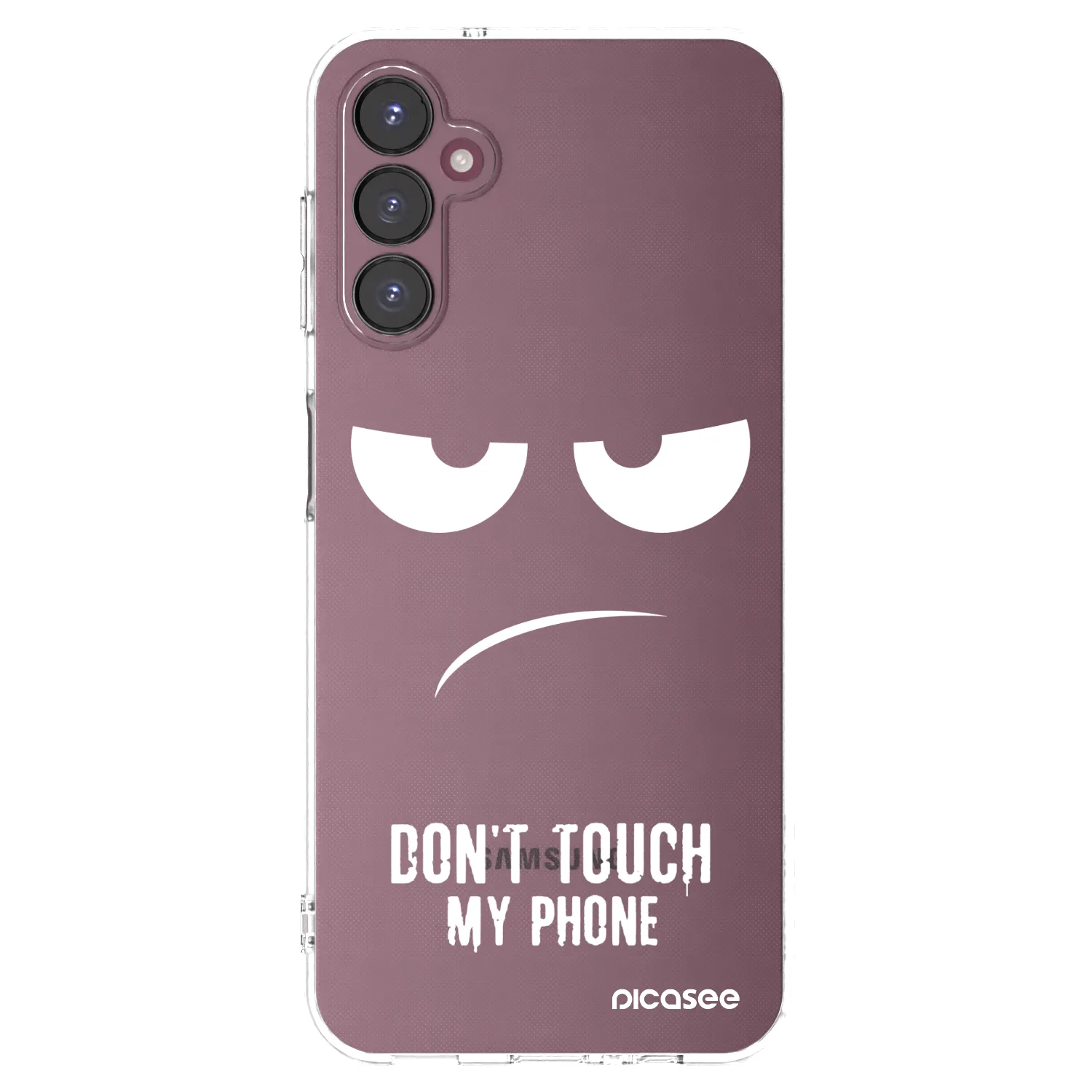 Picasee Samsung Galaxy A05s A057G Hülle - Transparentes Silikon - Don't Touch My Phone