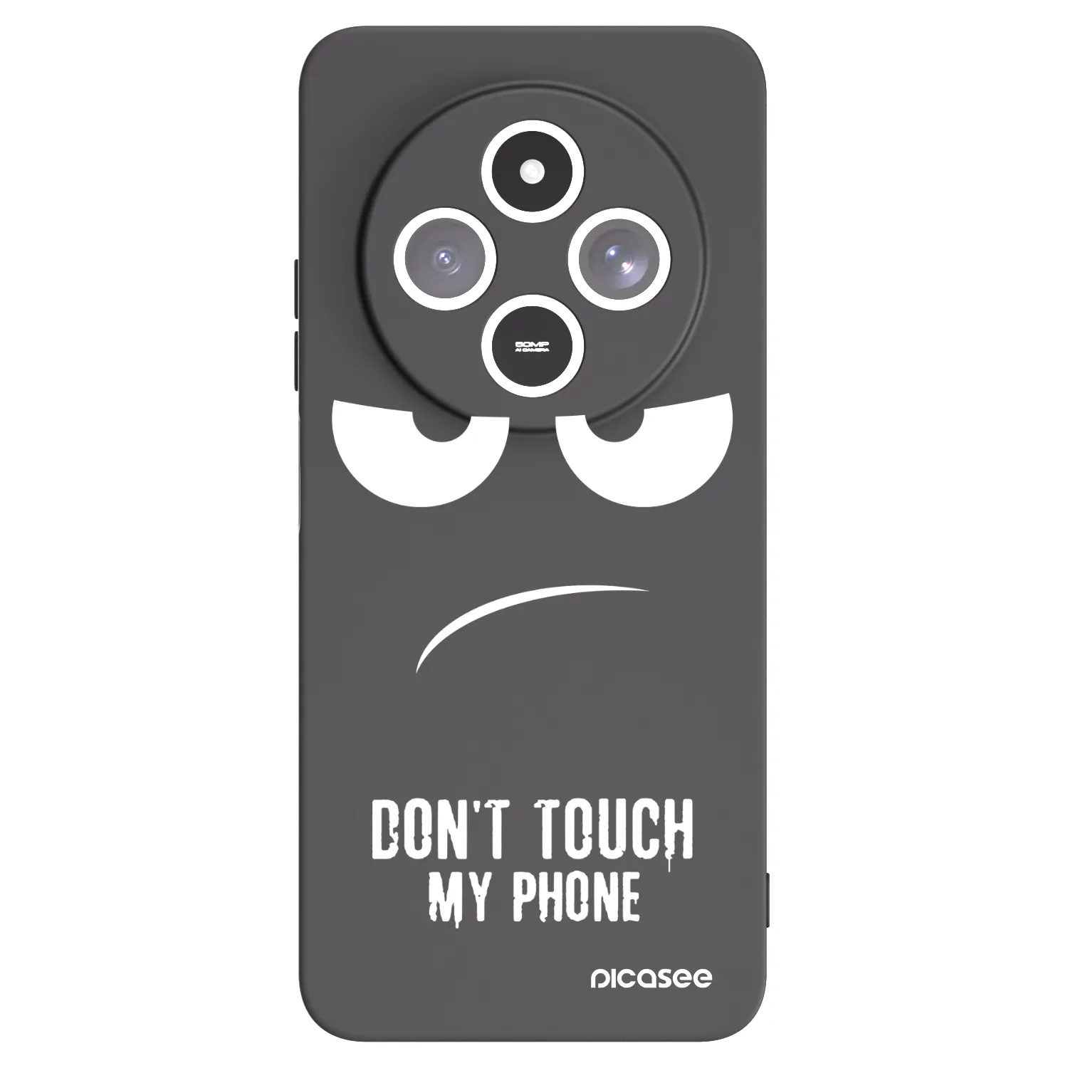 Picasee Xiaomi Redmi 14C Hülle - Schwarzes Silikon - Don't Touch My Phone