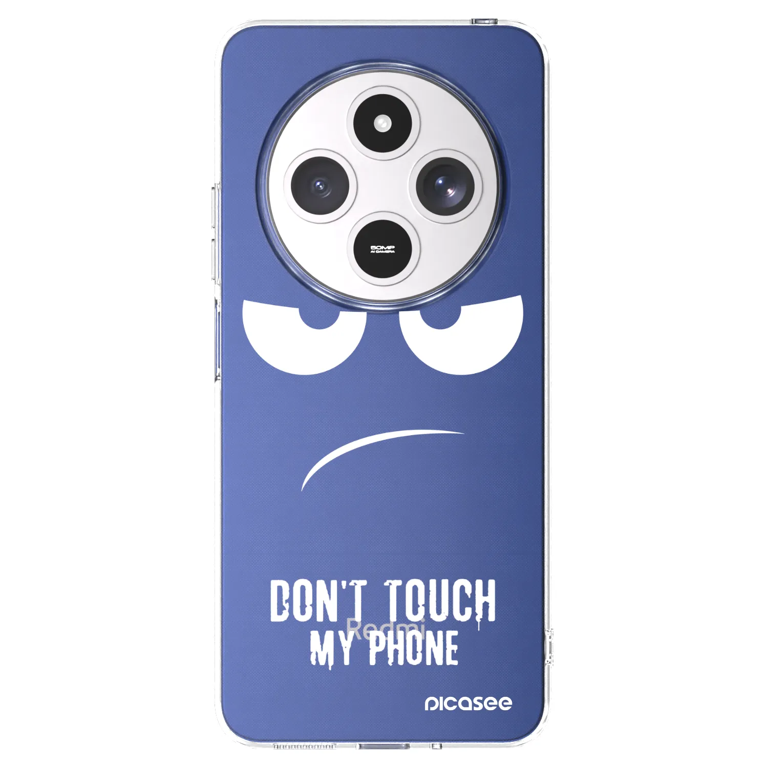 Picasee Xiaomi Redmi 14C Hülle - Transparentes Silikon - Don't Touch My Phone