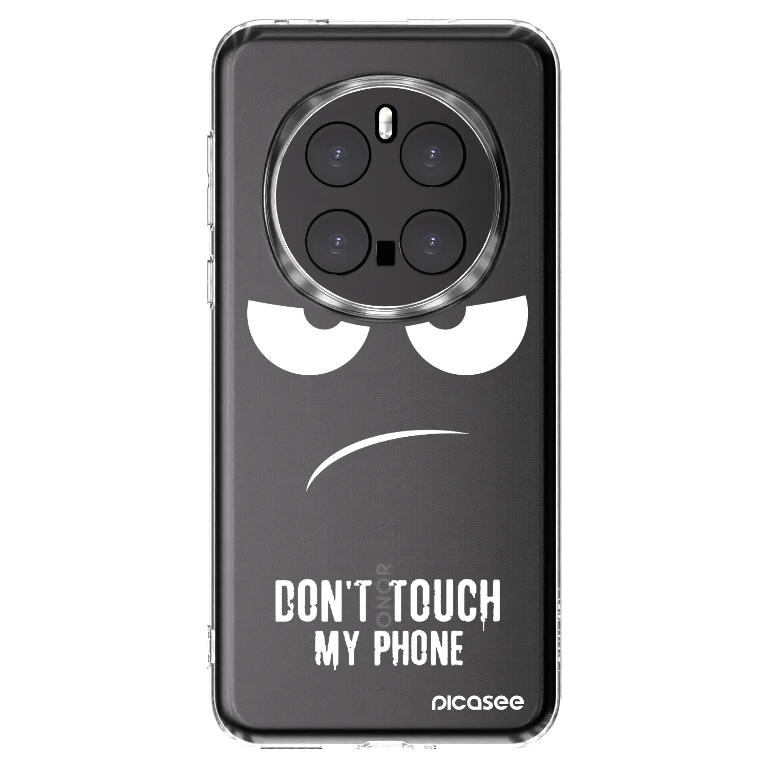 Picasee Honor Magic7 Pro 5G Hülle - Transparentes Silikon - Don't Touch My Phone