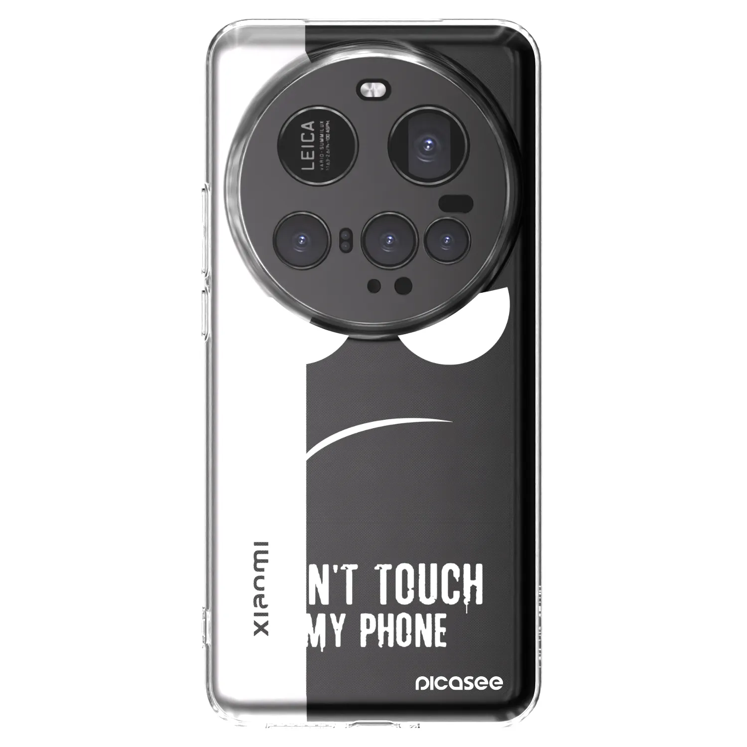 Picasee Xiaomi 15 Ultra Hülle - Transparentes Silikon - Don't Touch My Phone