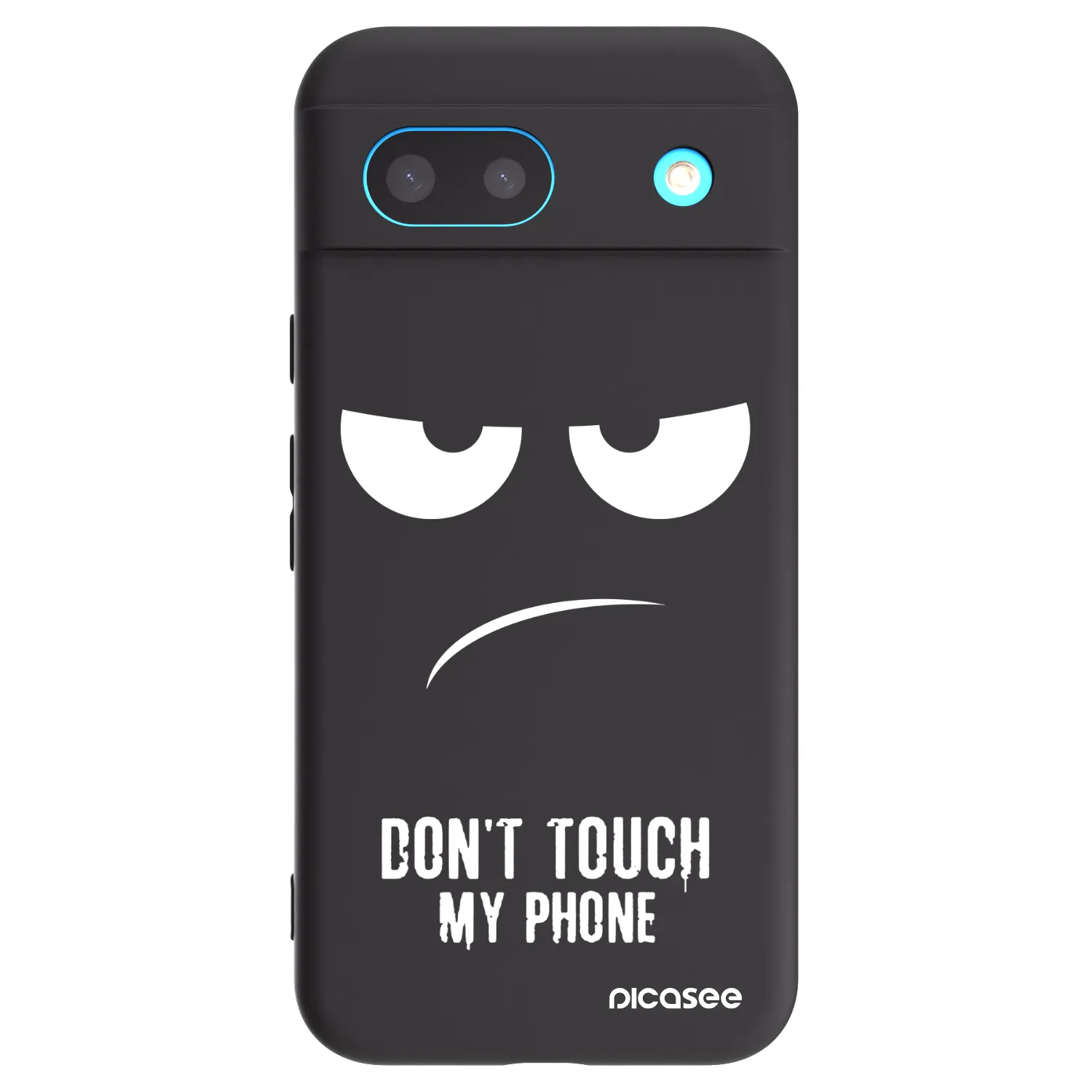 Picasee Google Pixel 8 Hülle - Schwarzes Silikon - Don't Touch My Phone