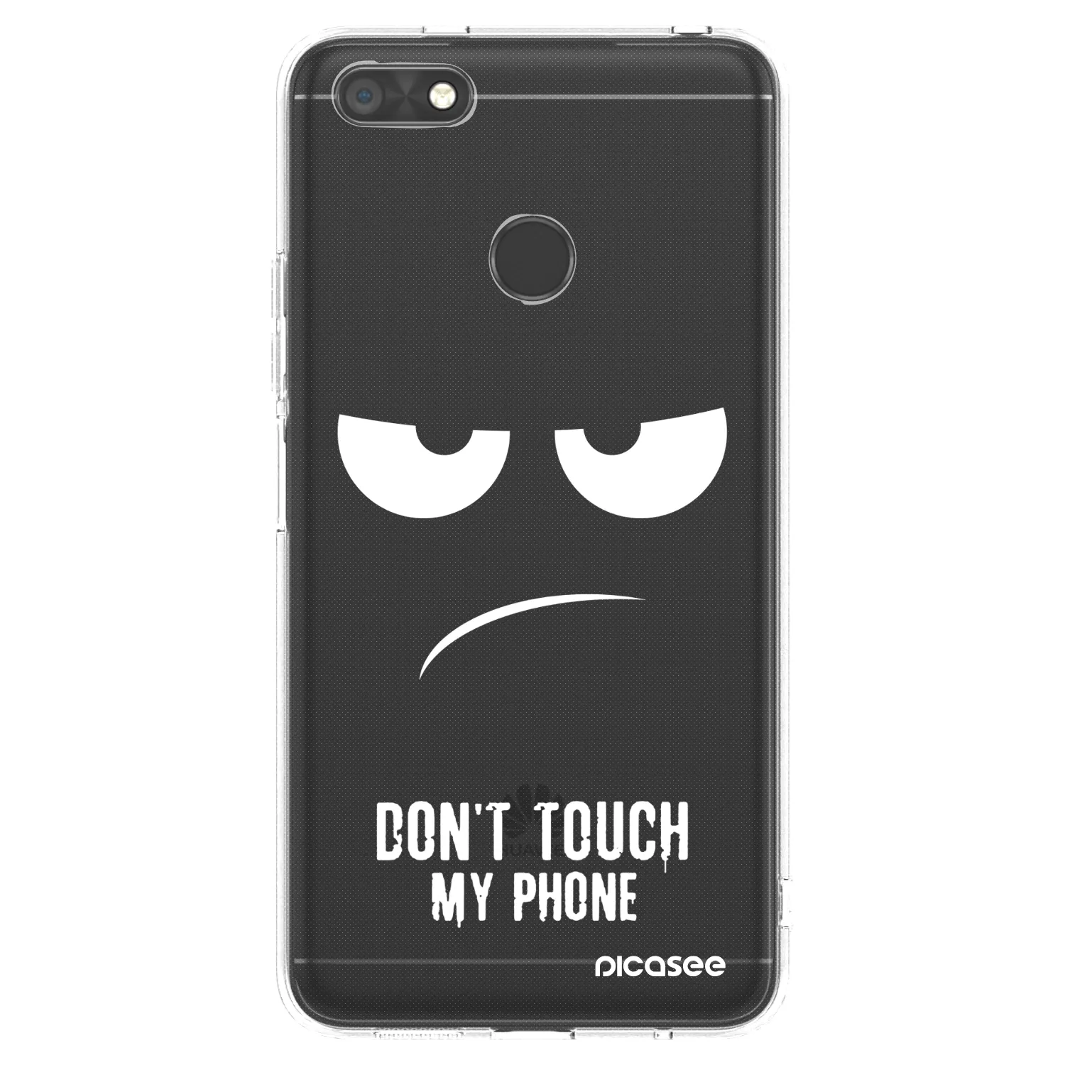 Picasee Huawei P9 Lite Mini Hülle - Transparentes Silikon - Don't Touch My Phone
