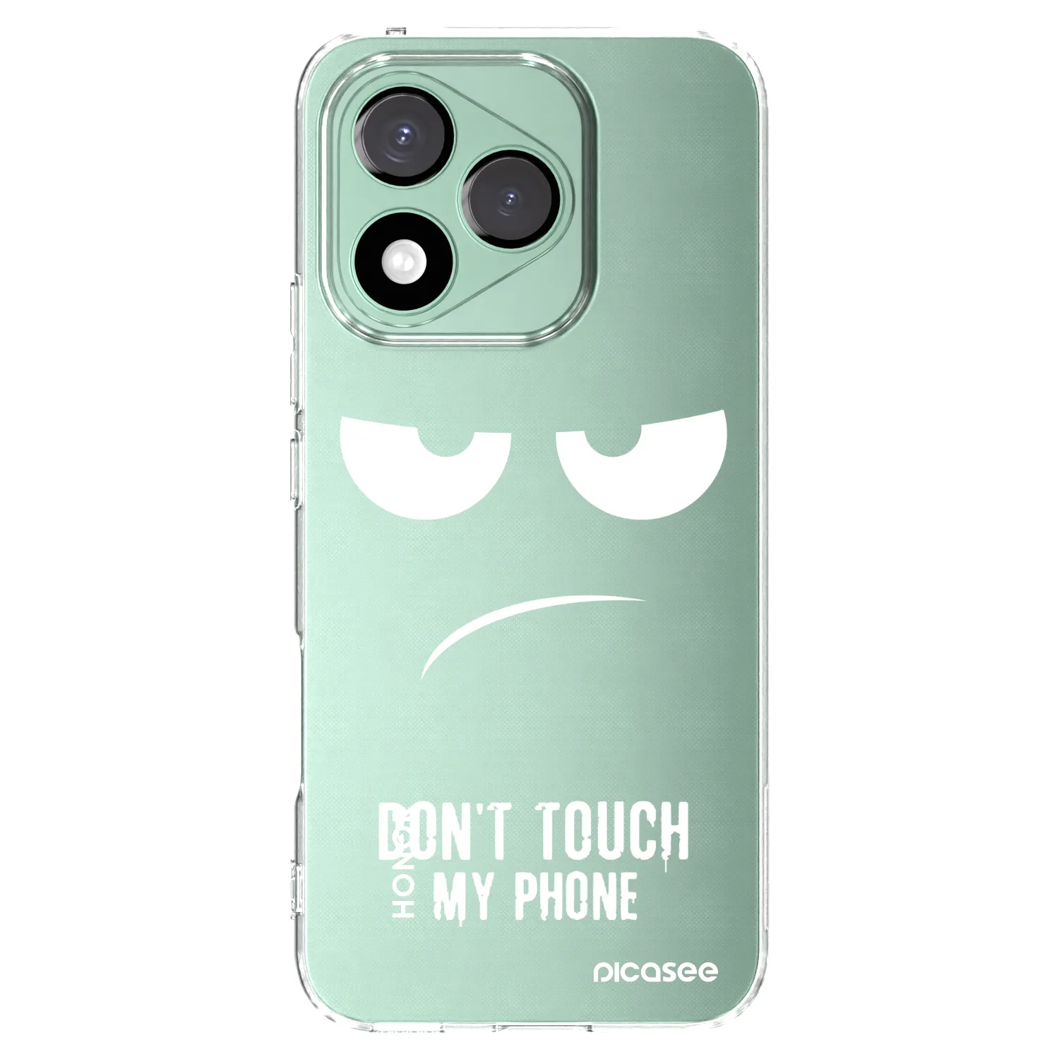 Picasee Honor 400 Lite 5G Hülle - Transparentes Silikon - Don't Touch My Phone