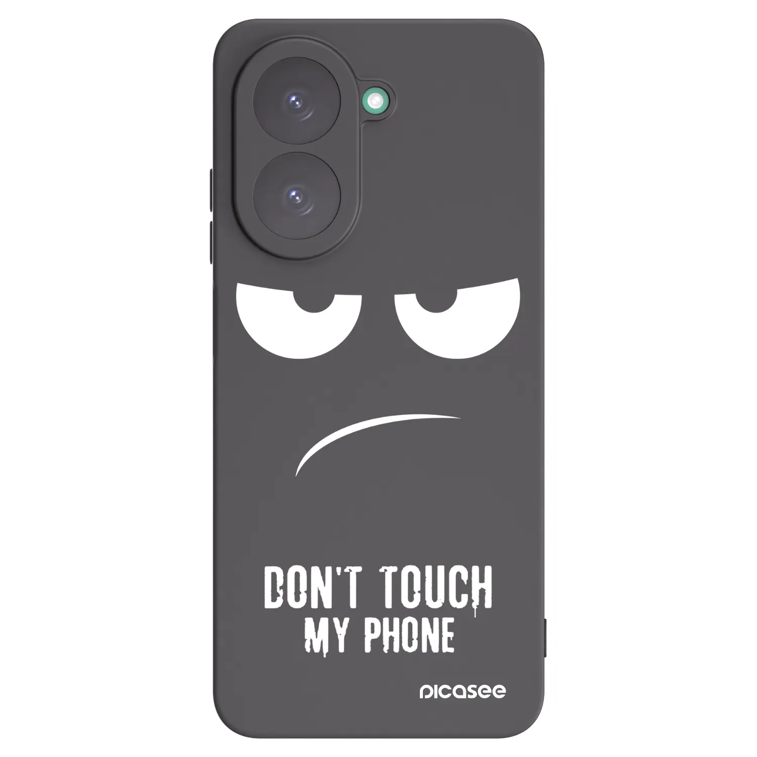 Picasee Xiaomi Redmi A5 Hülle - Schwarzes Silikon - Don't Touch My Phone