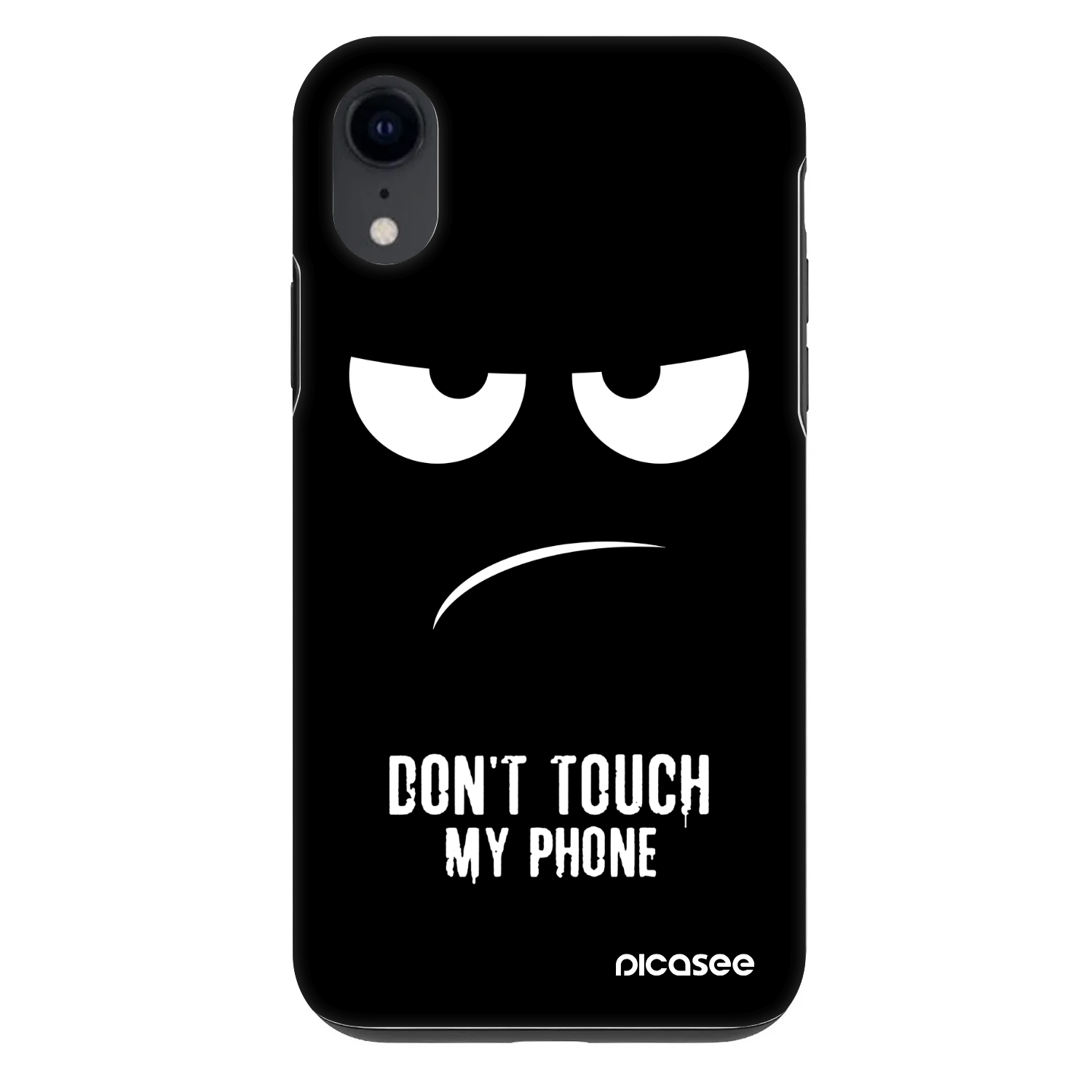 Picasee Fashion Case für Apple iPhone XR - Don't Touch My Phone