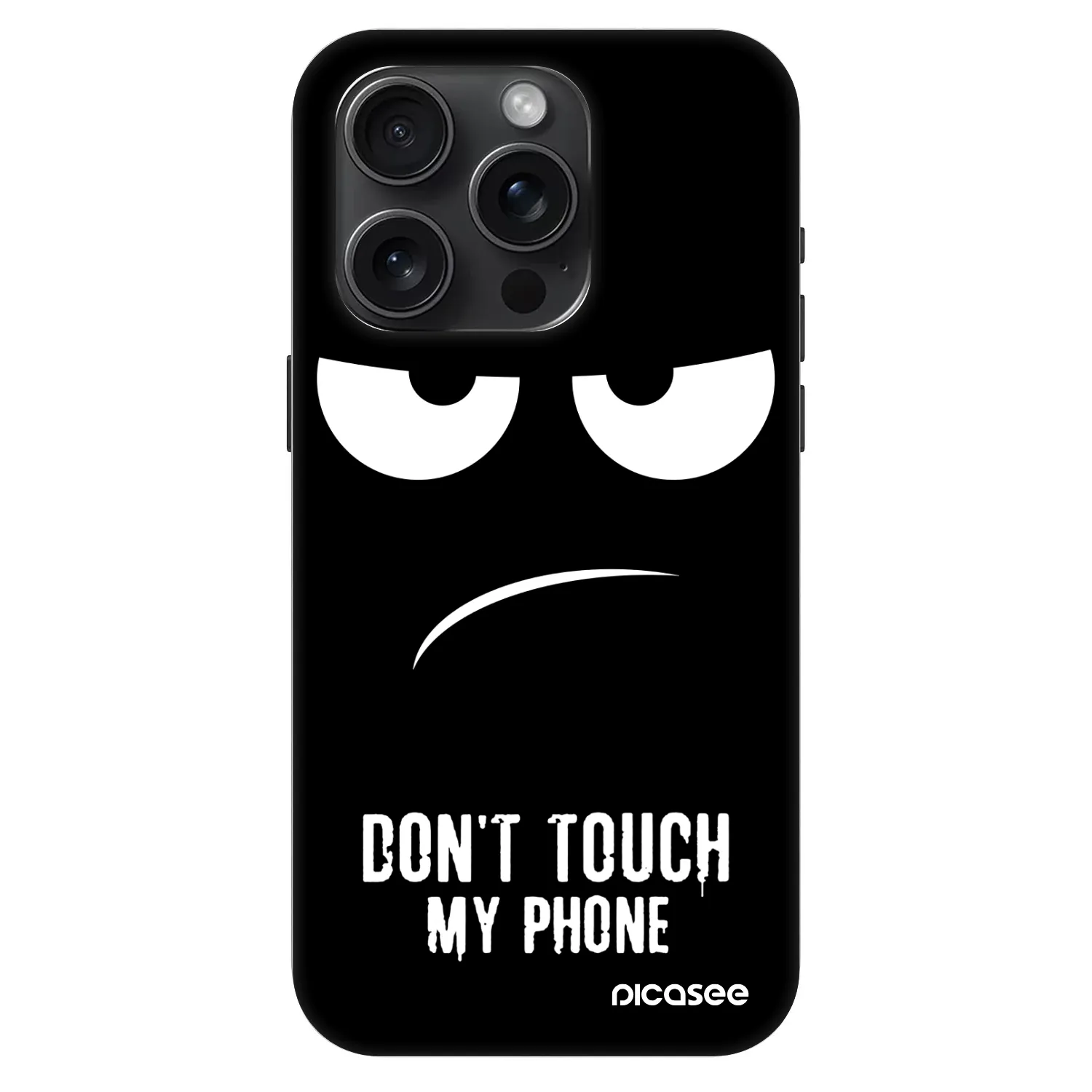 Picasee Fashion Case MagSafe für Apple iPhone 15 Pro - Don't Touch My Phone