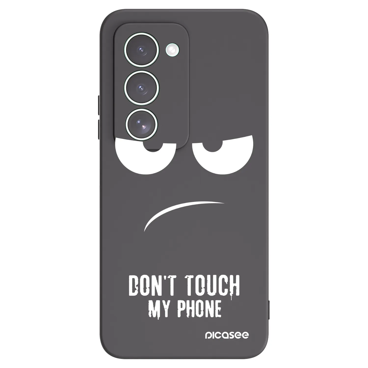 Picasee Xiaomi Redmi 15 5G Hülle - Schwarzes Silikon - Don't Touch My Phone