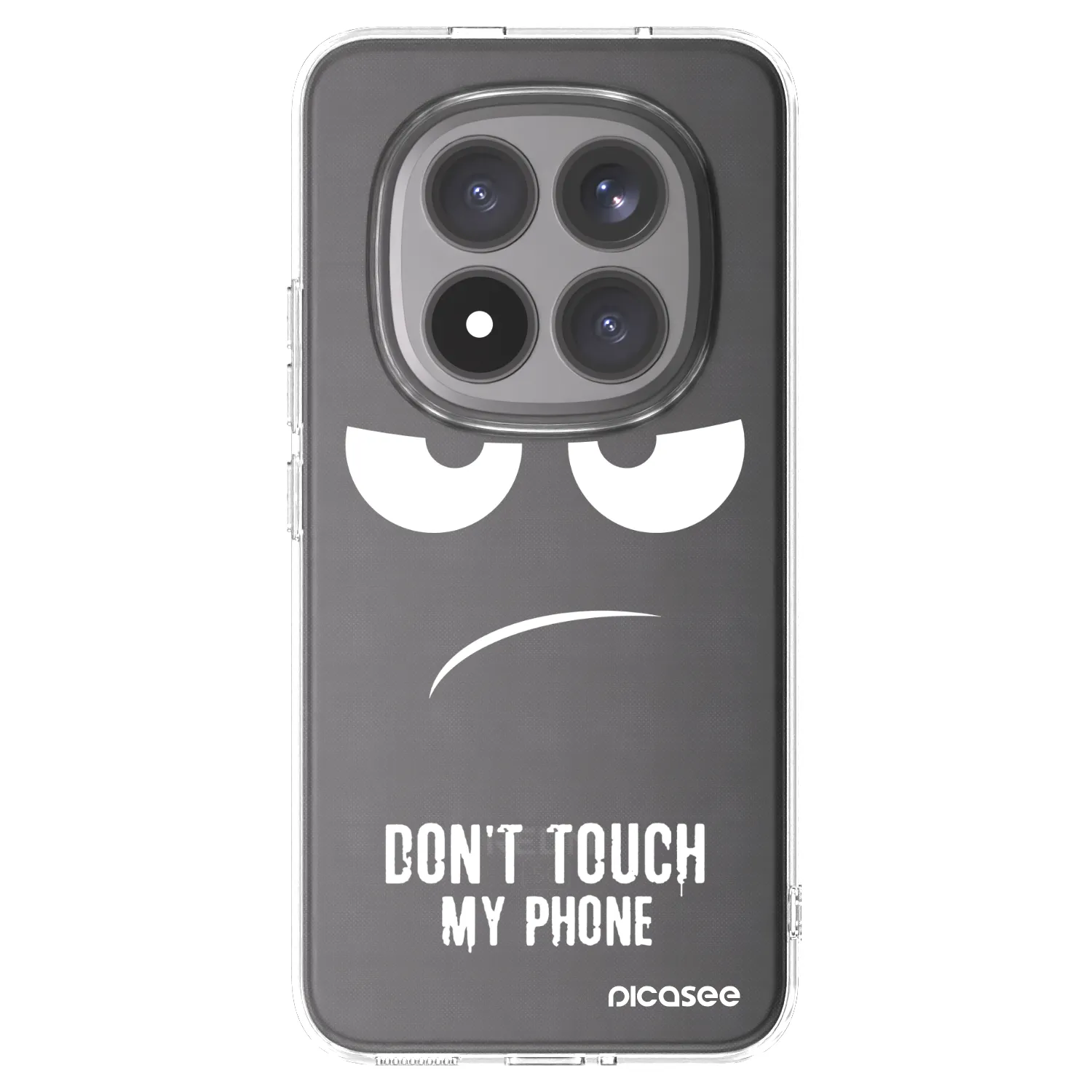 Picasee Xiaomi Redmi Note 15 Pro+ Hülle - Transparentes Silikon - Don't Touch My Phone