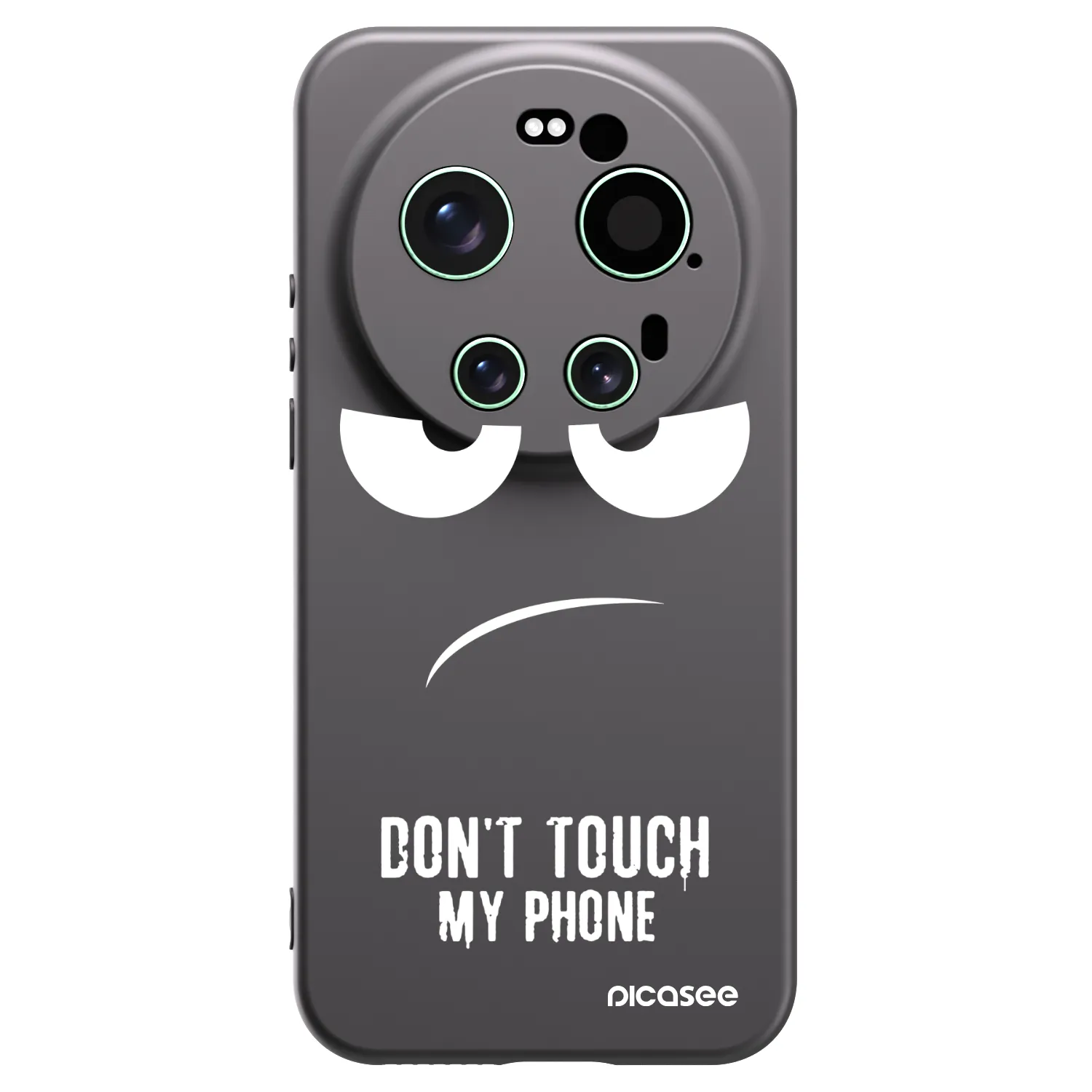 Picasee Xiaomi 17 Ultra Hülle - Schwarzes Silikon - Don't Touch My Phone