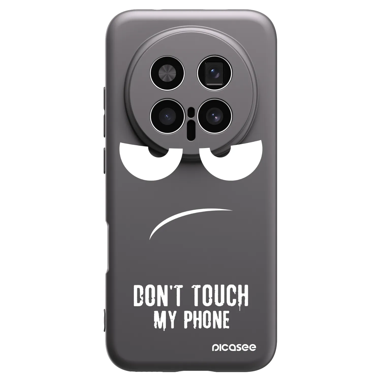 Picasee Honor Magic8 Pro 5G Hülle - Schwarzes Silikon - Don't Touch My Phone