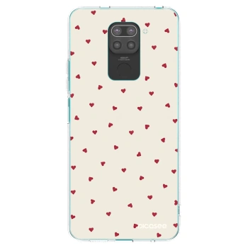 Picasee Xiaomi Redmi Note 9 Hülle - Schwarzes Silikon - Little Love