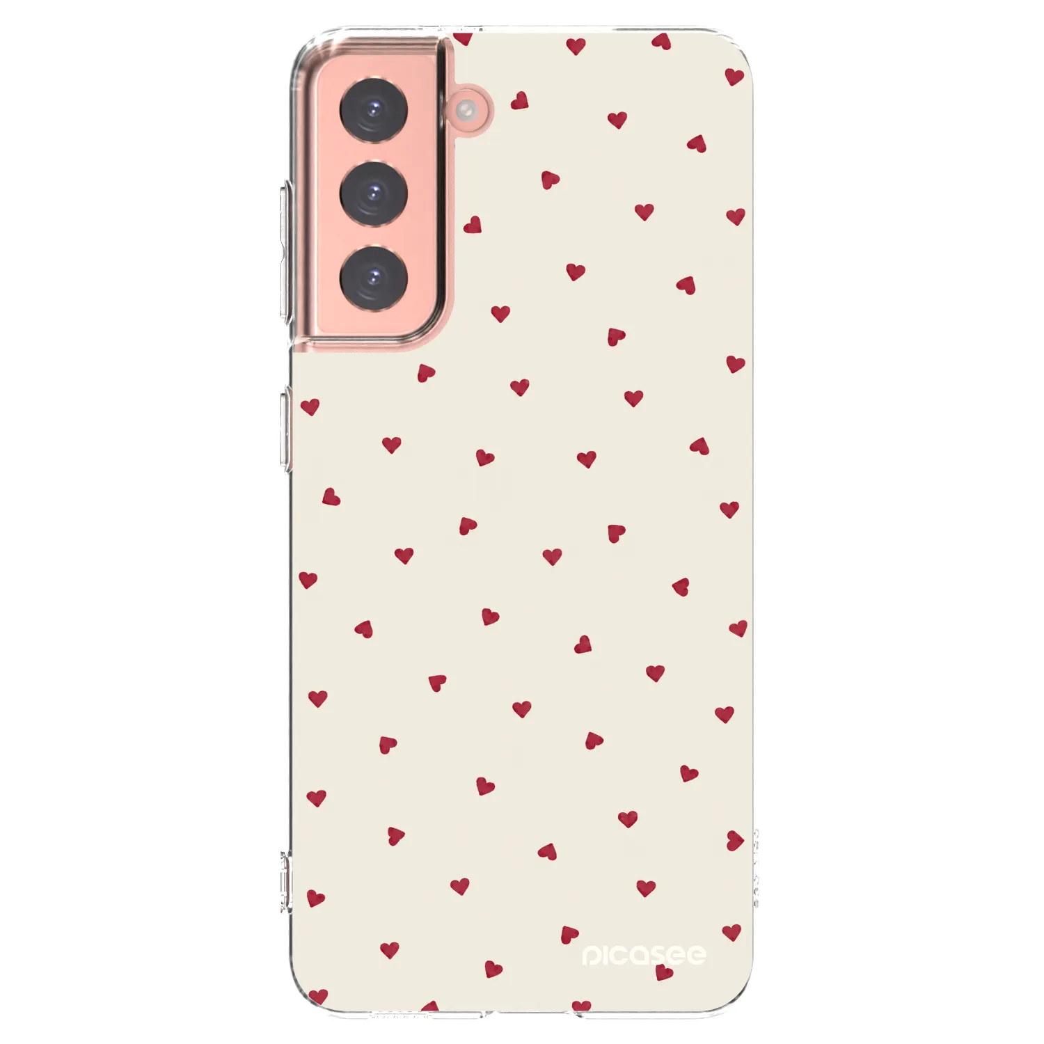 Picasee Samsung Galaxy S21 5G G991B Hülle - Transparentes Silikon - Little Love