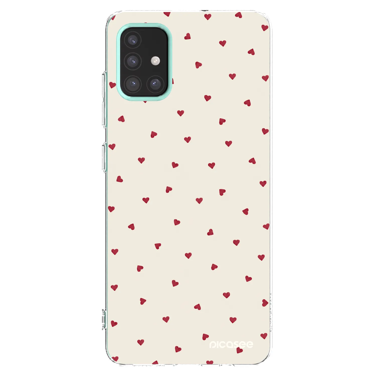 Picasee Samsung Galaxy M31s Hülle - Transparentes Silikon - Little Love