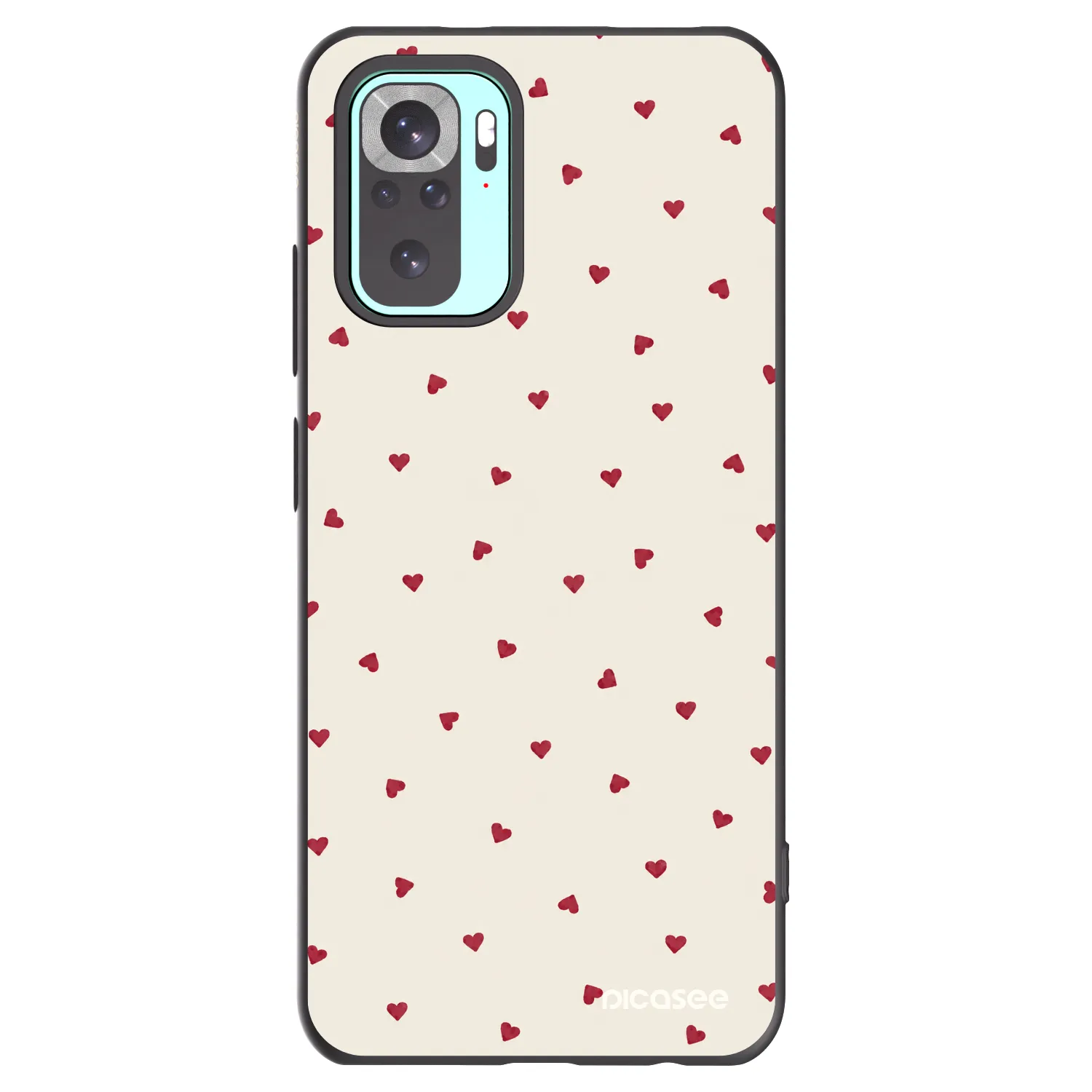 Picasee Xiaomi Redmi Note 10 Pro Hülle - Schwarzes Silikon - Little Love