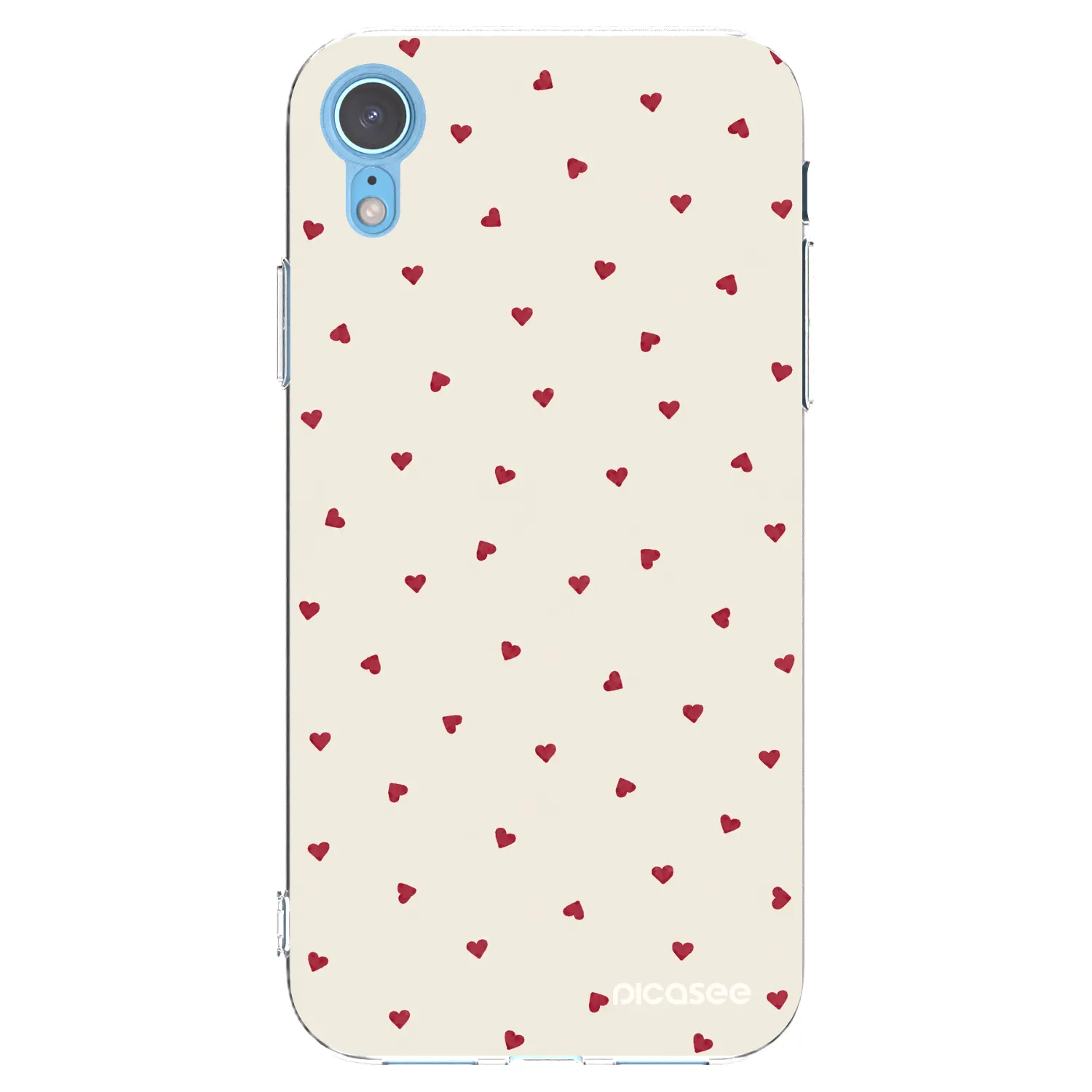 Picasee Apple iPhone XR Hülle - Transparentes Silikon - Little Love