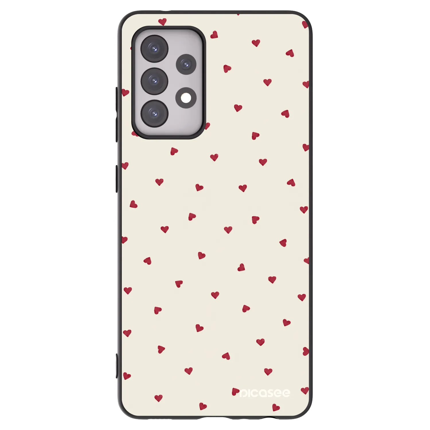 Picasee Samsung Galaxy A52s 5G A528B Hülle - Schwarzes Silikon - Little Love