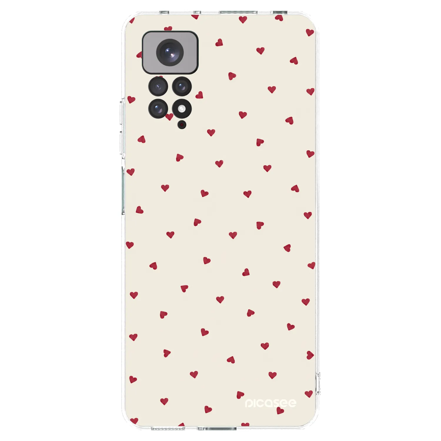 Picasee Xiaomi Redmi Note 11 Hülle - Transparentes Silikon - Little Love