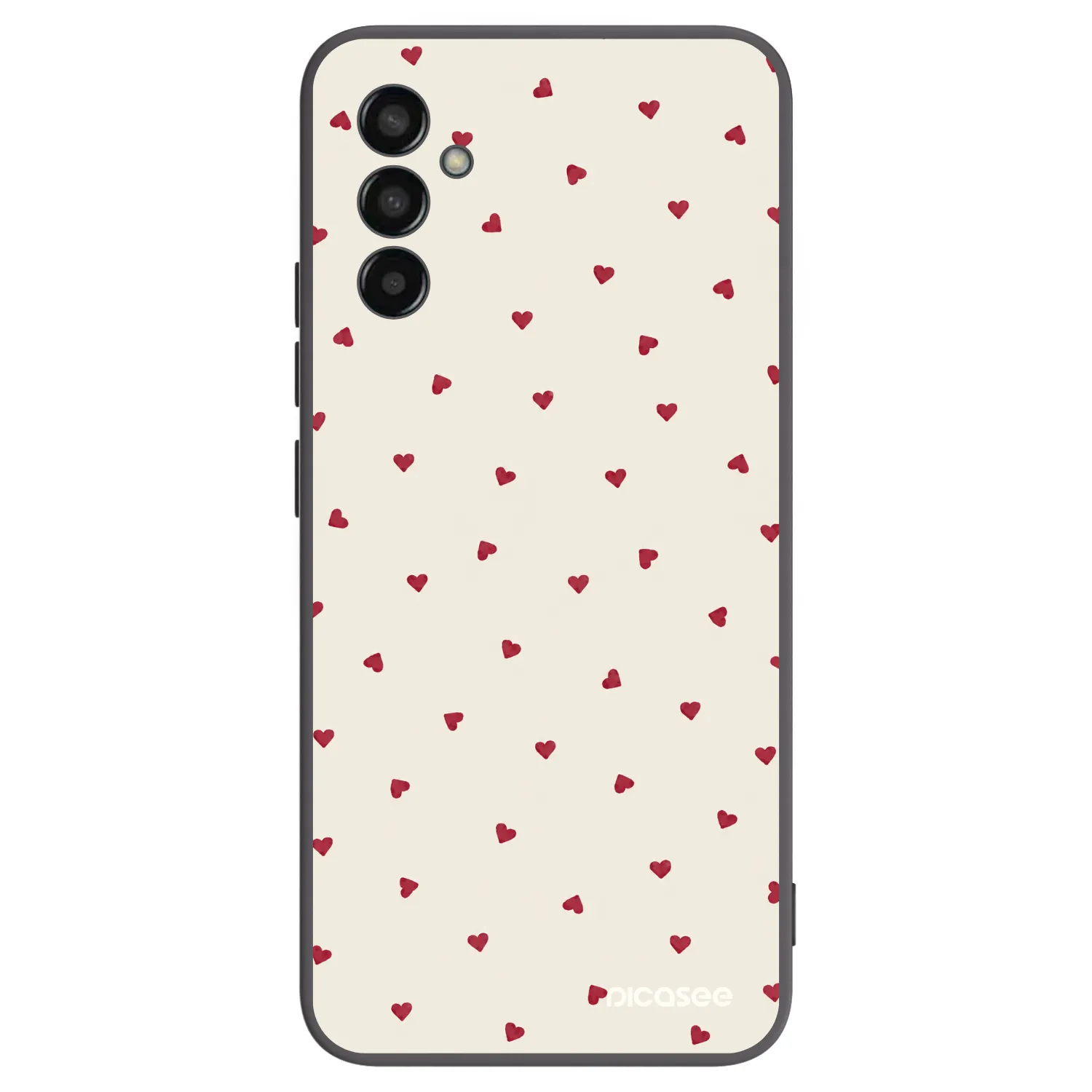 Picasee Samsung Galaxy M13 M135F Hülle - Schwarzes Silikon - Little Love