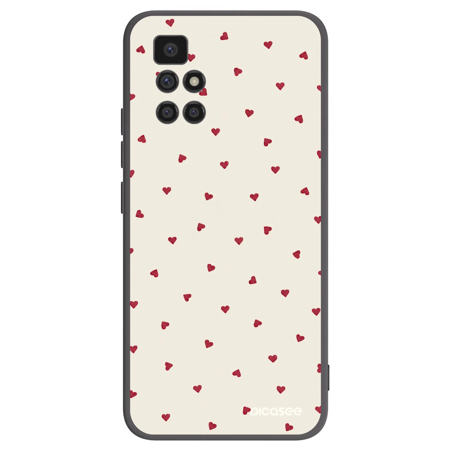 Picasee Xiaomi Redmi 10 (2022) Hülle - Schwarzes Silikon - Little Love