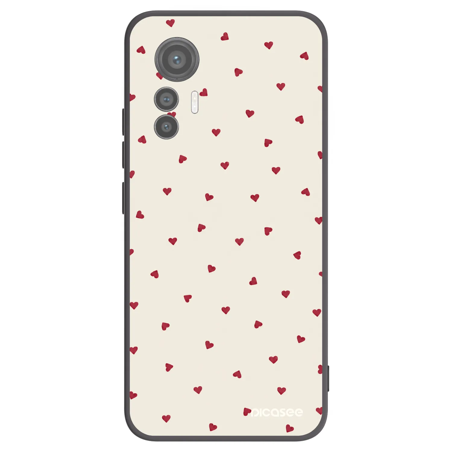 Picasee Xiaomi 12 Lite Hülle - Schwarzes Silikon - Little Love