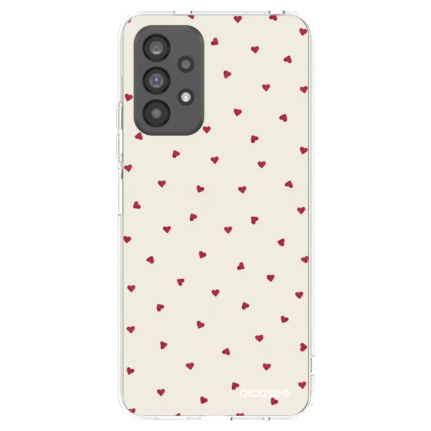 Picasee Samsung Galaxy A73 5G Hülle - Transparentes Silikon - Little Love