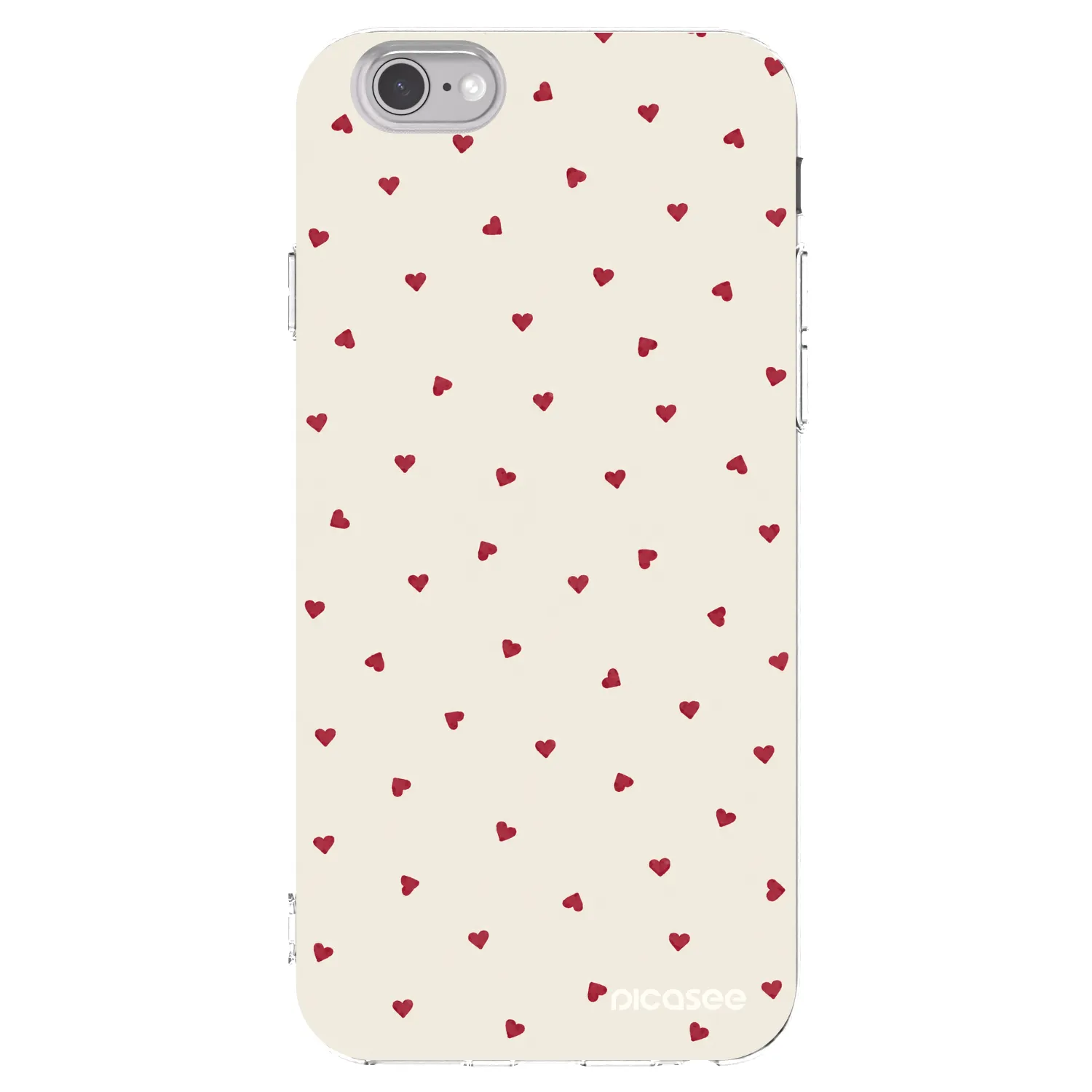 Picasee Apple iPhone 6/6S Hülle - Transparentes Silikon - Little Love